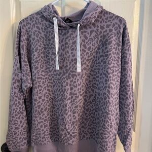 Buffalo David Bitton Light Purple Animal Print Hoodie